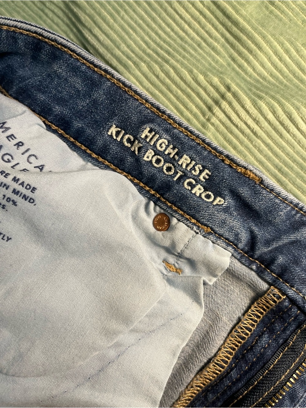 American Eagle Women's high-rise kick boot cut - Picture 4 of 5